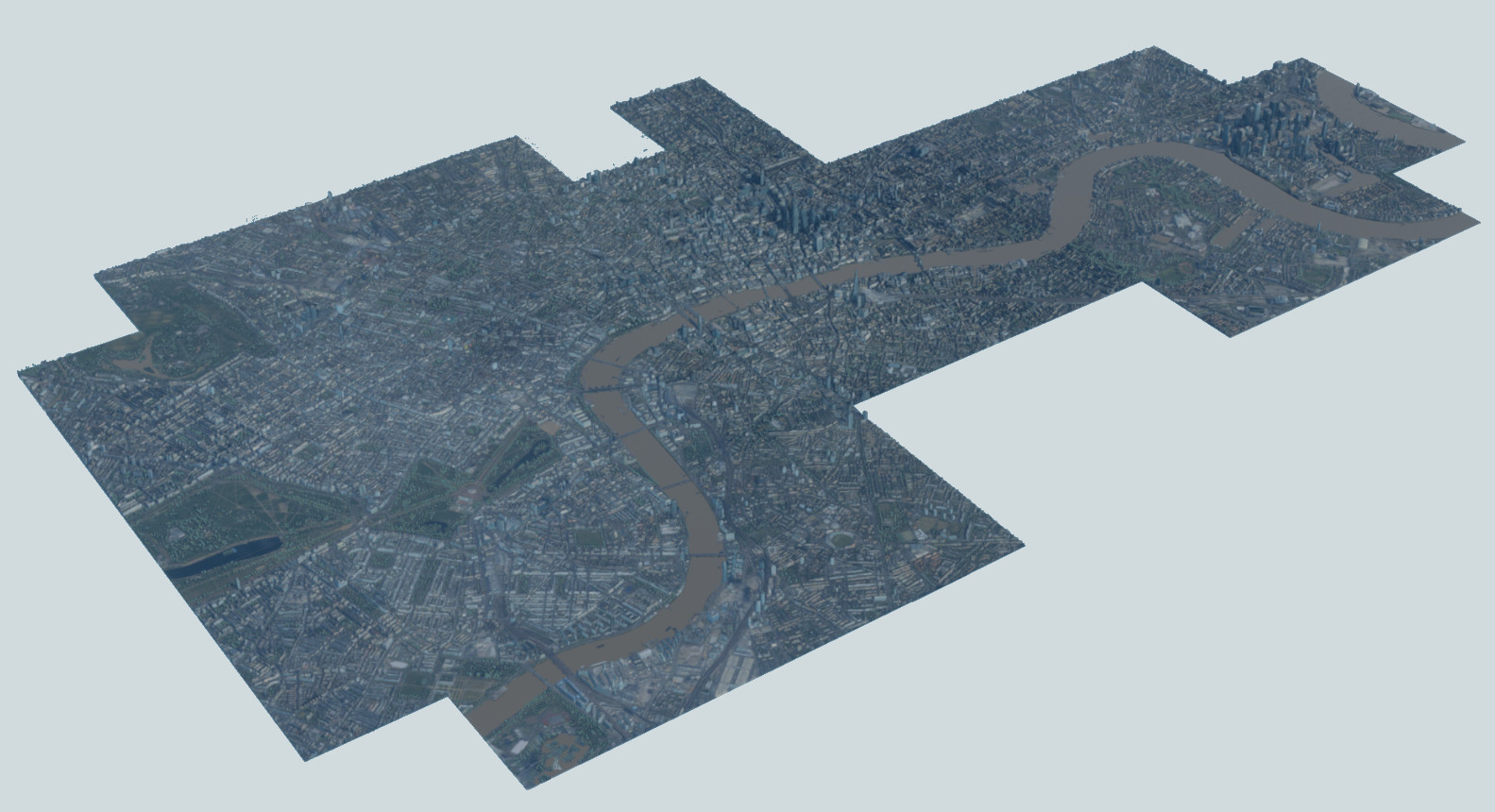 Easy to use Textured 3D city model of London.