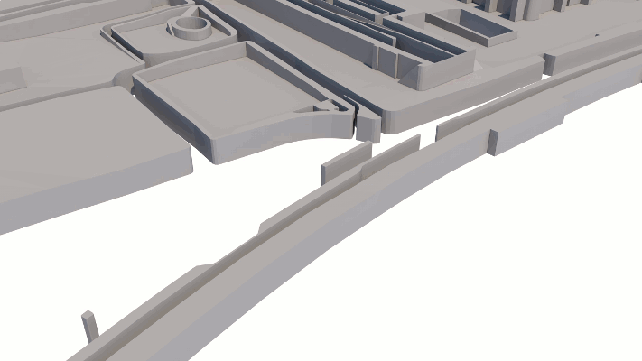 3D city models in layers