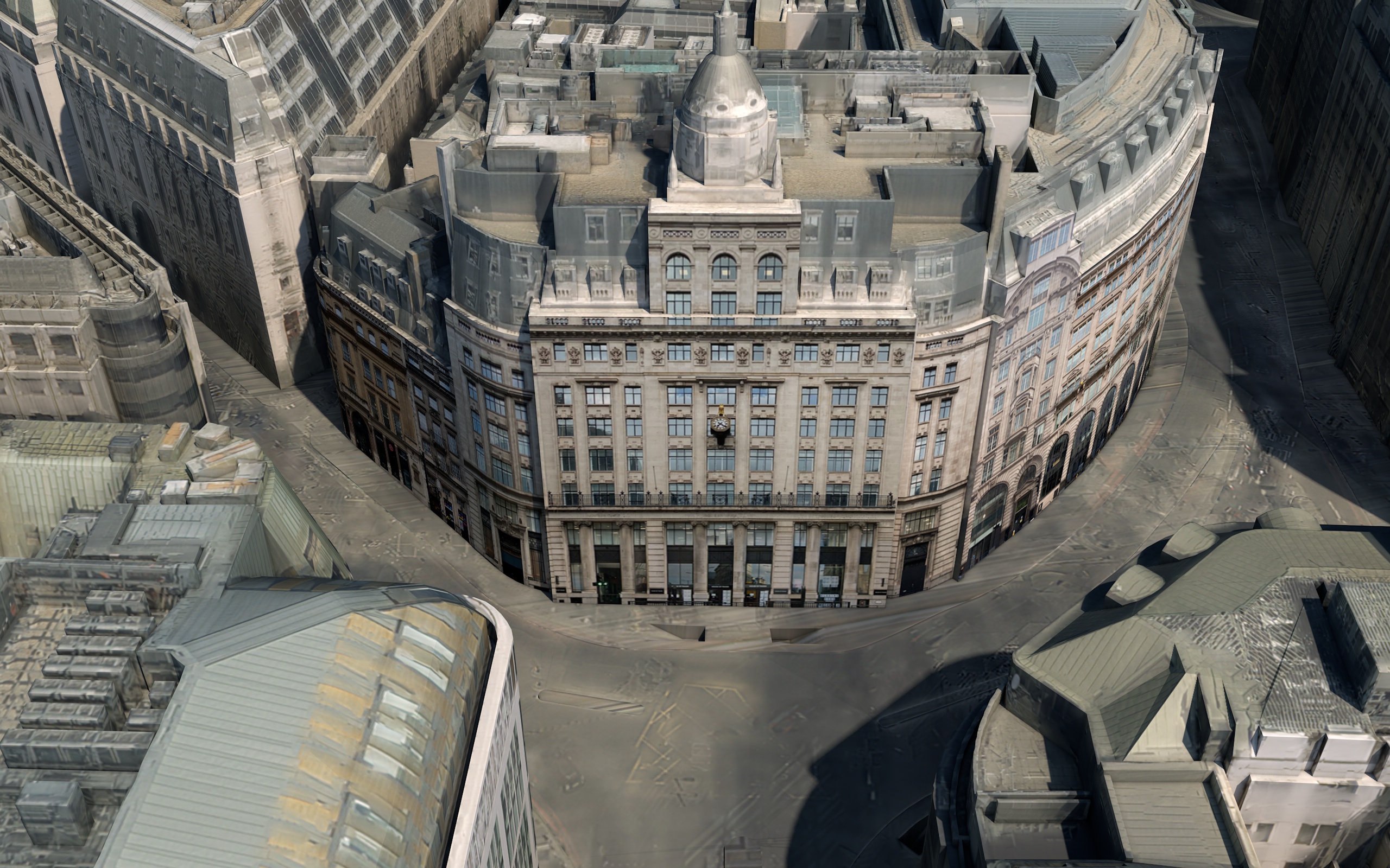 Re-textured Building