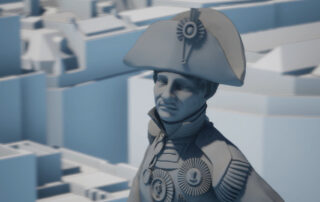 3D model of the statue of the Lord Horatio Nelson in Trafalgar Square, London
