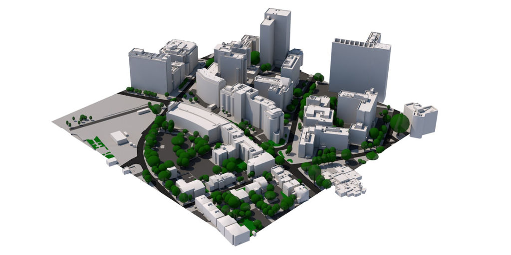 Custom High Detail 3D Model of Croydon - AccuCities