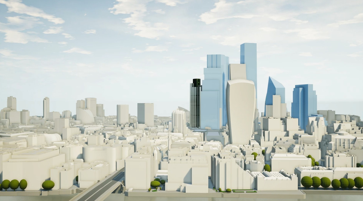 3D Model of London - Future Skyline